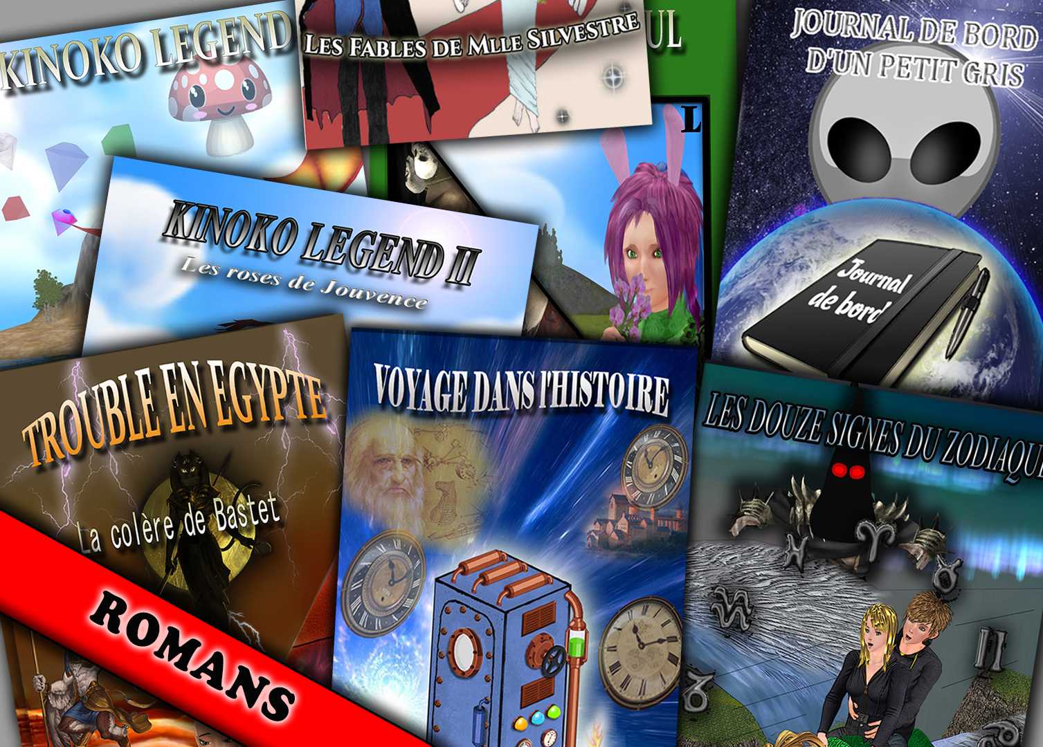 Slider Bibliographie Romans Nanny Silvestre